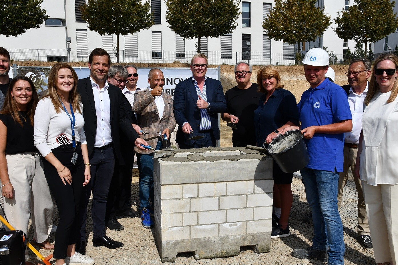 Cornerstone ceremony for Aareon's new headquarters in Mainz